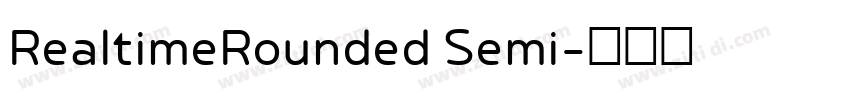 RealtimeRounded Semi字体转换